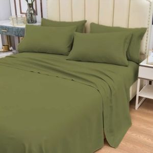 6 PCS Cool Bamboo Sheet Set - Queen size - Sage …